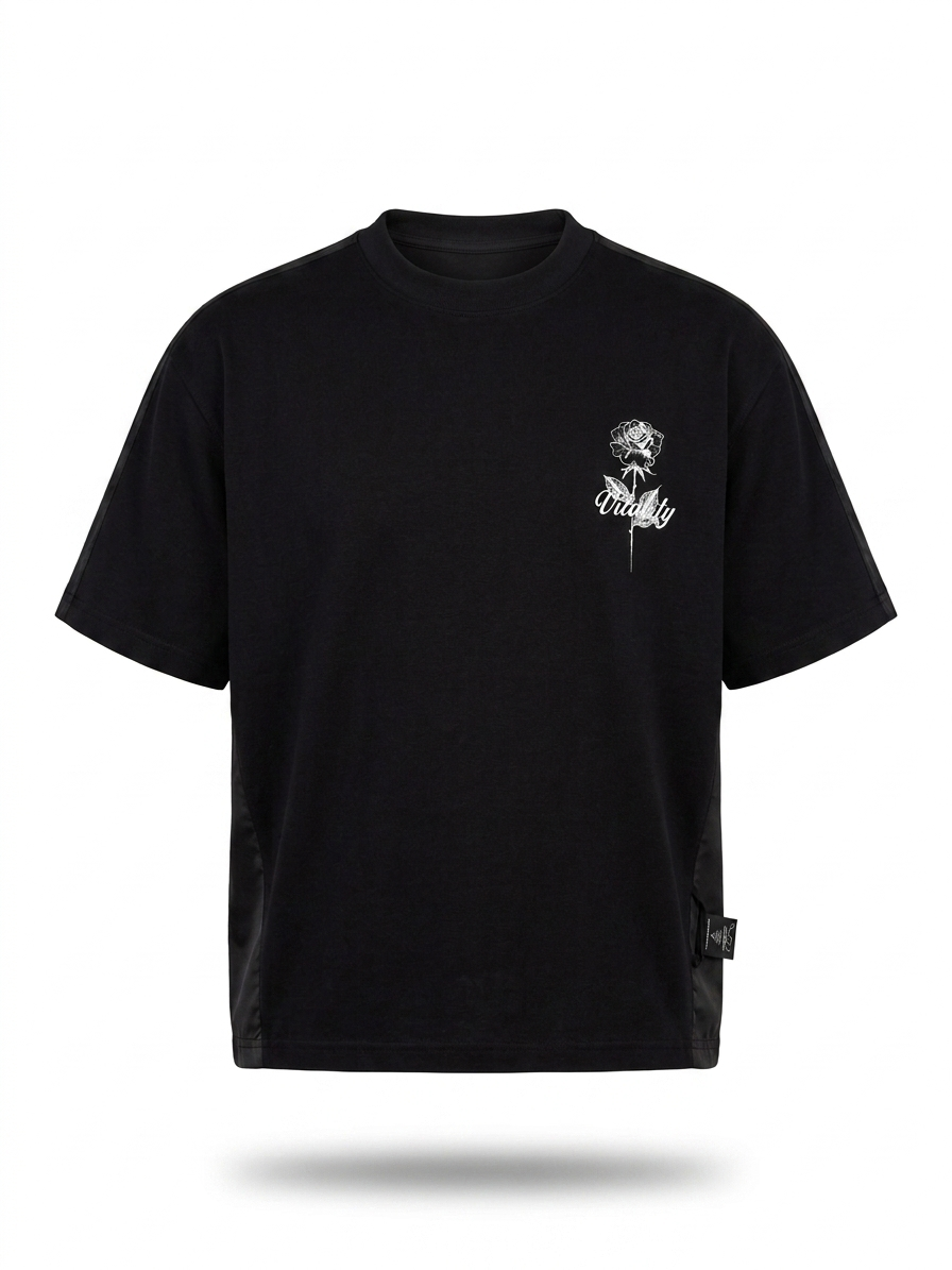 Life & Death Oversized Parachute Tee