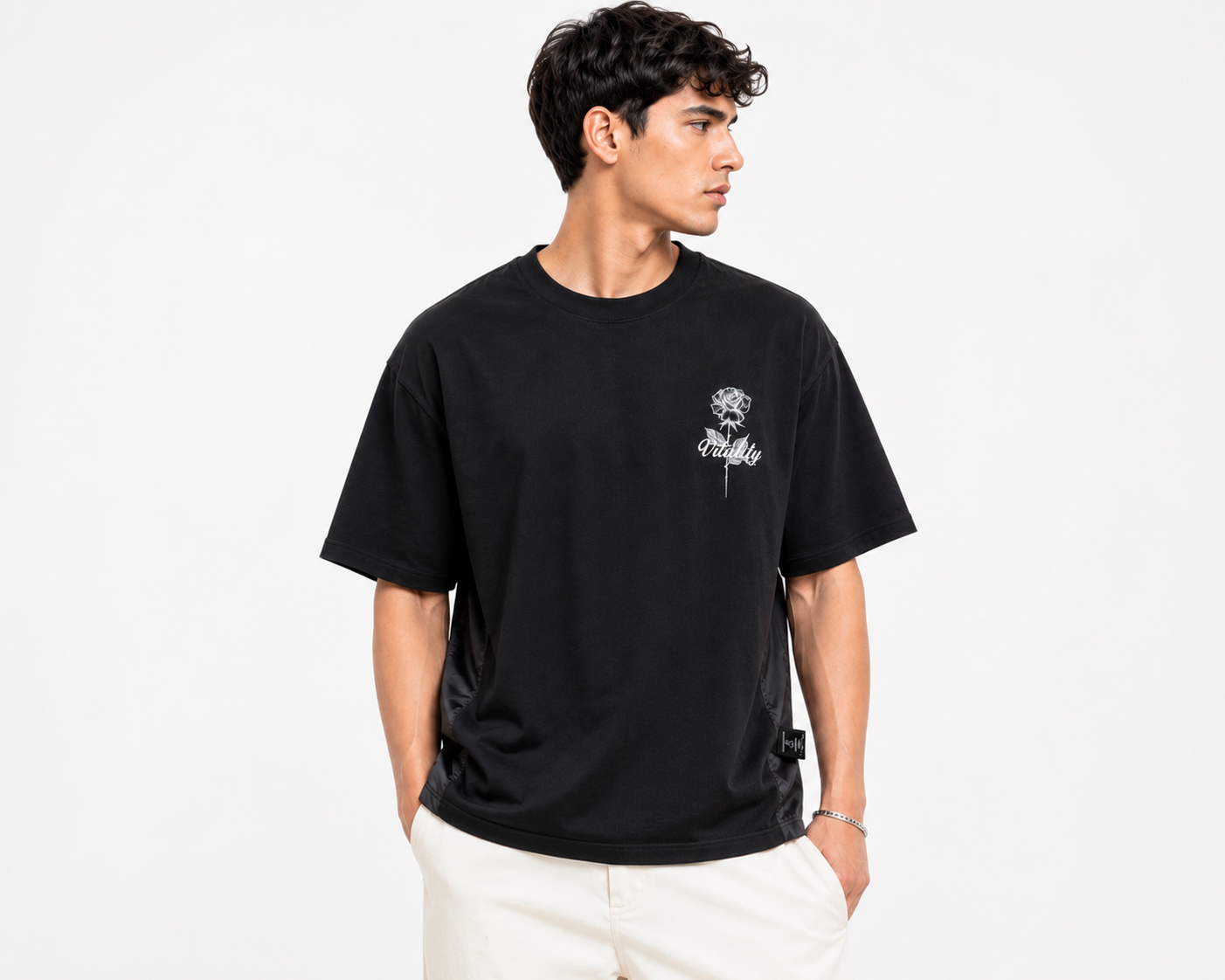 Life & Death Oversized Parachute Tee