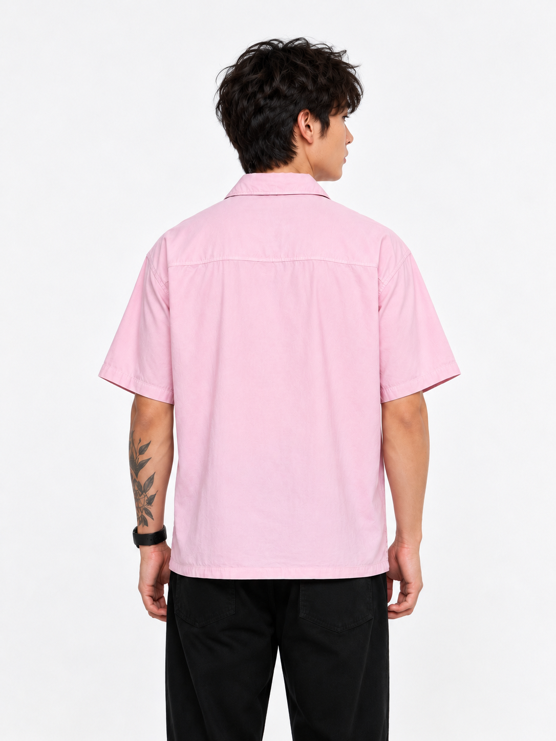 Pink Static Boxy Shirt